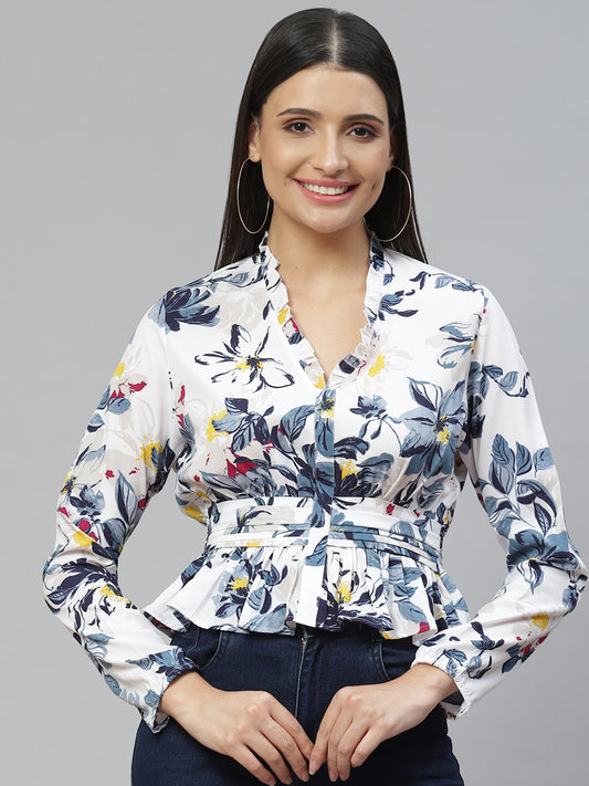 Alabaster Dream Crepe Blouse