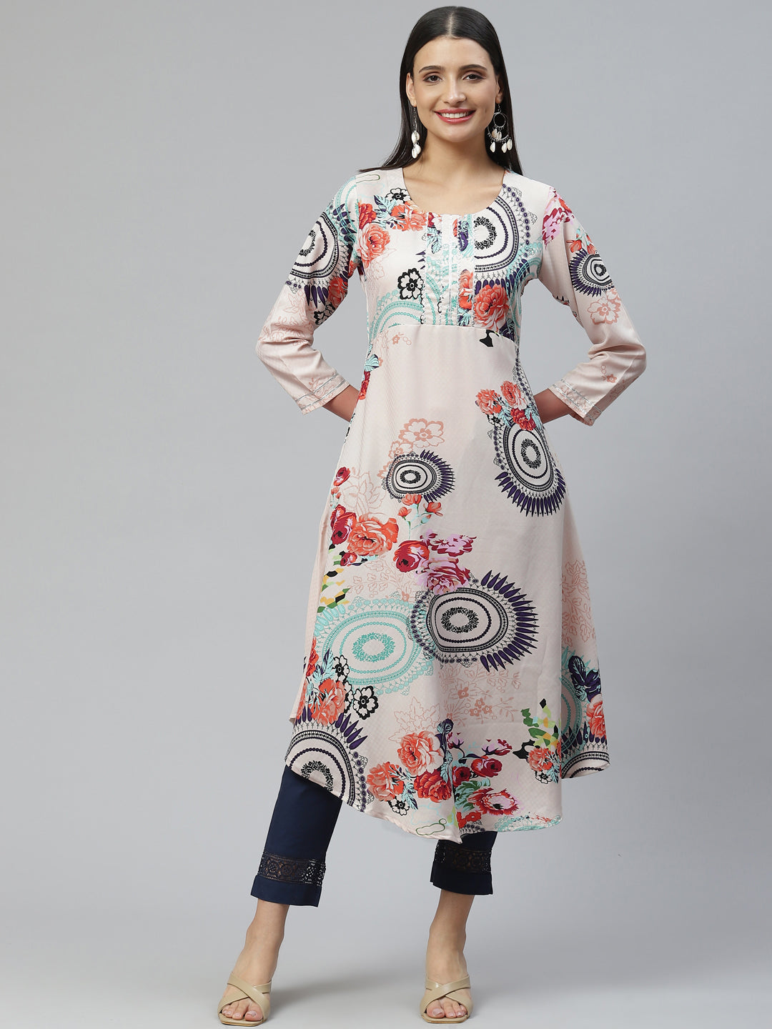 Sandy Shore Crepe Kurta