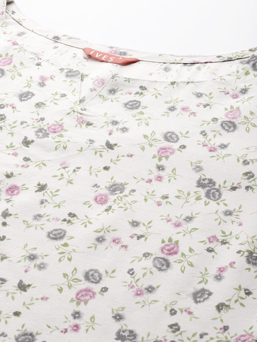 Blooming Elegance Cotton Suit Set