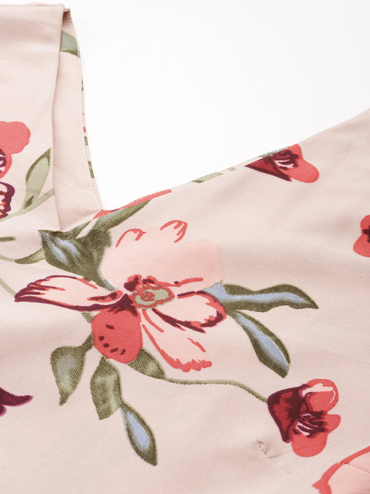 Desert Bloom Crepe Dress