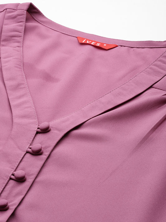 Rose Petal Crepe Blouse