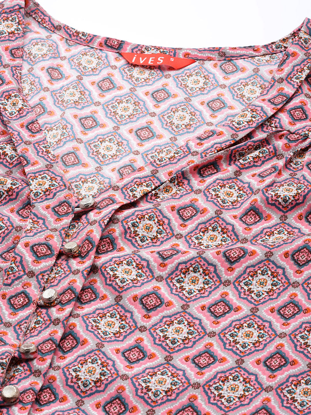 Blush Harmony Crepe Blouse