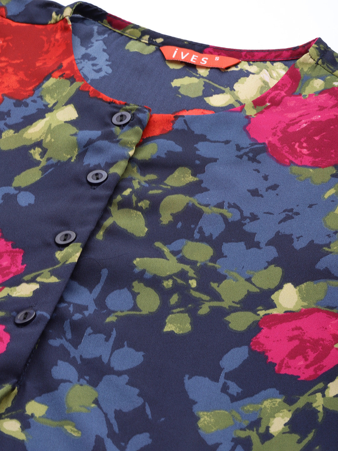 Sapphire Serenity Crepe Top