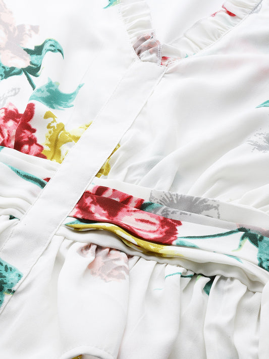 Ivory Grace Crepe Blouse