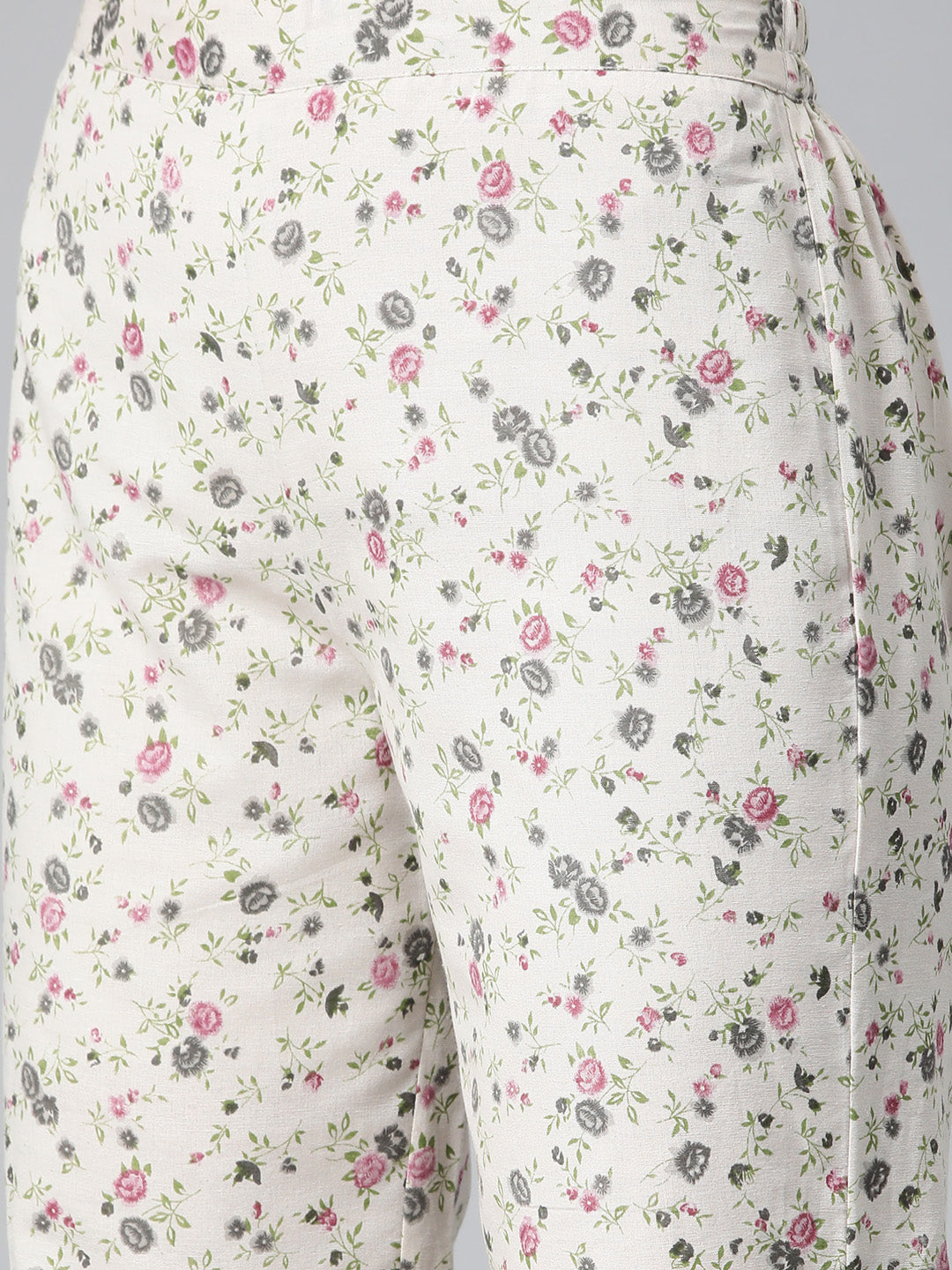 Blooming Elegance Cotton Suit Set
