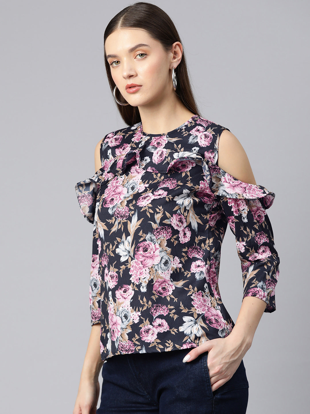 Cobalt Serenity Blouse