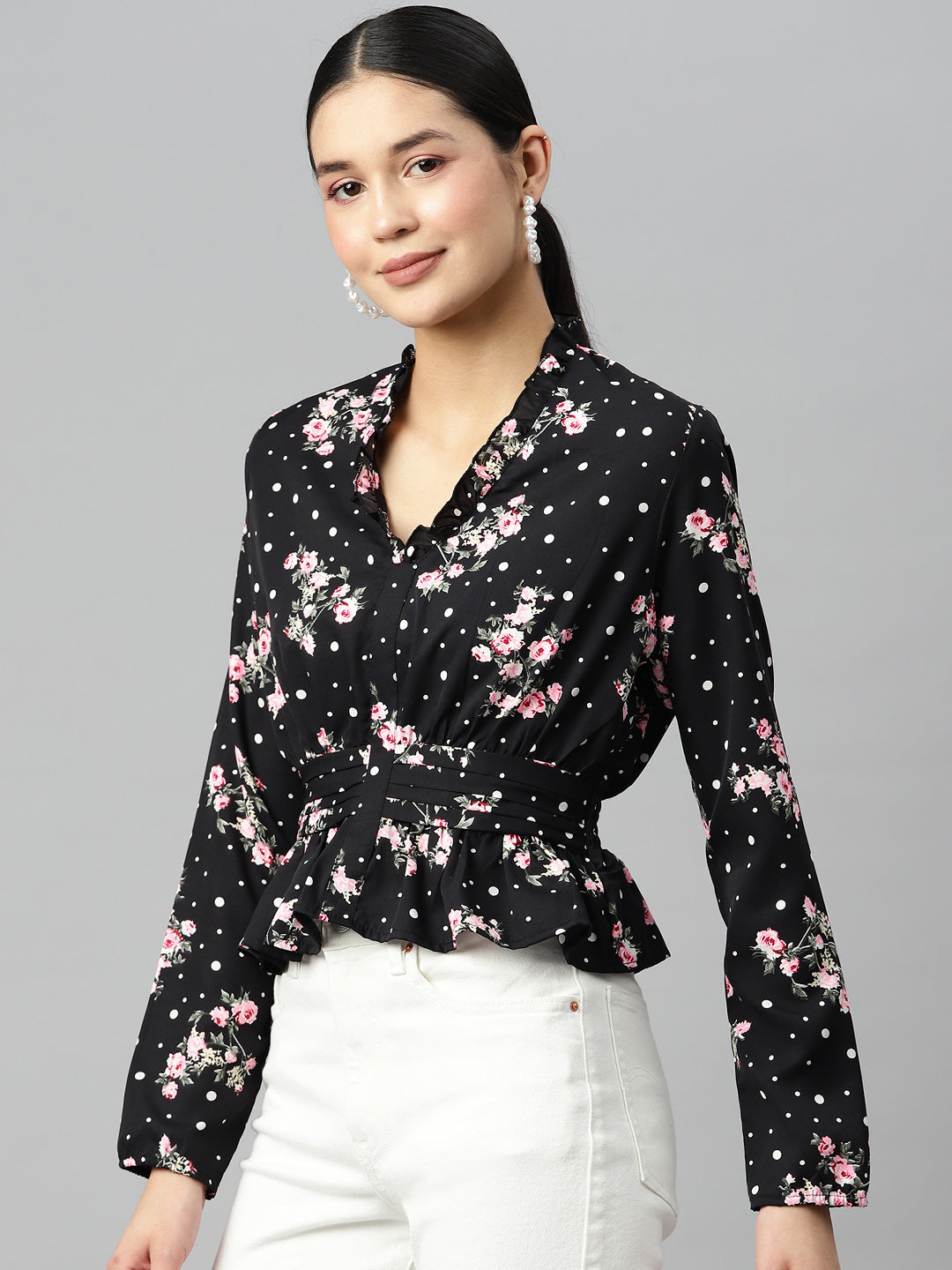 Elegant Noir Top