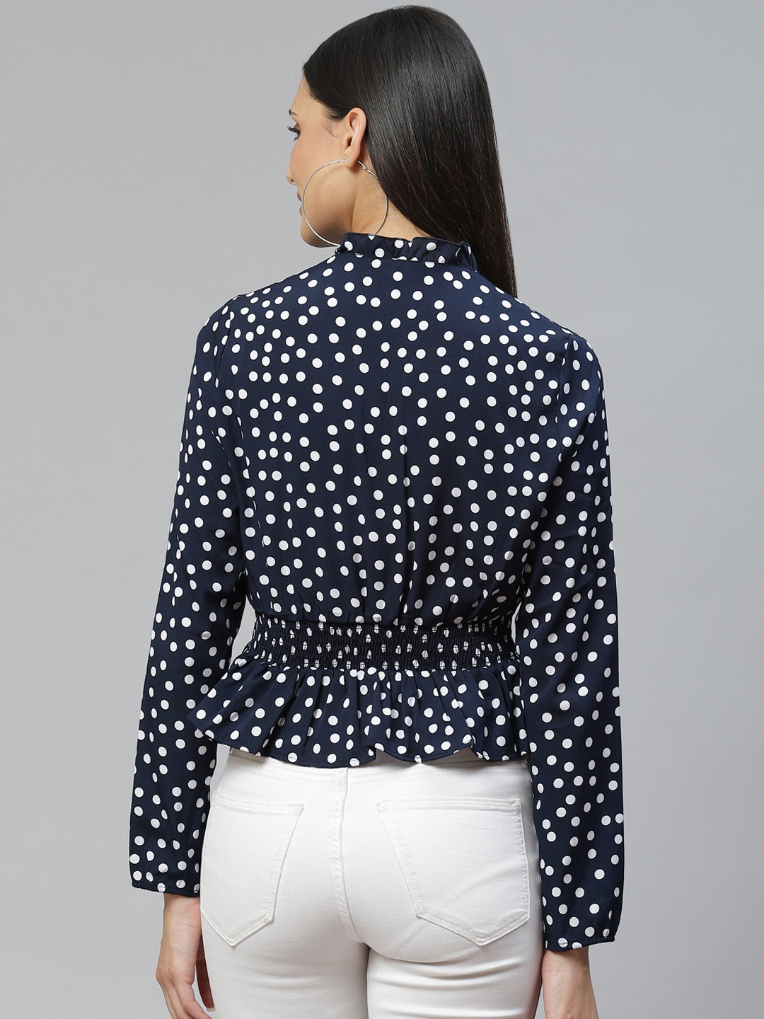 Cerulean Sky Crepe Top