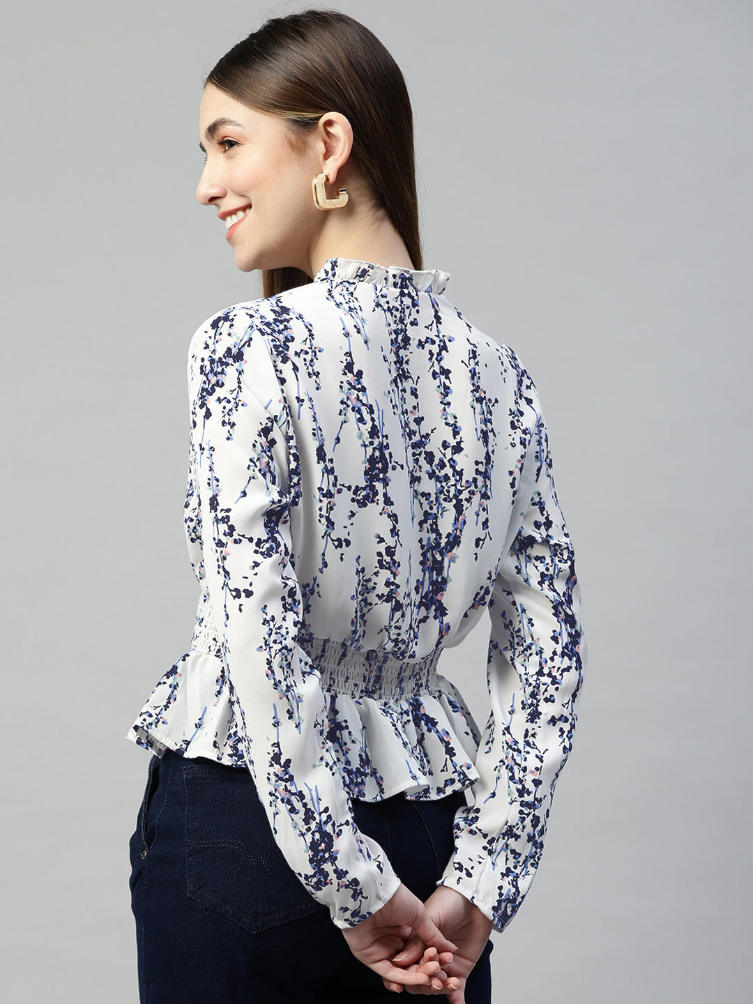 Pearl Essence Crepe Top