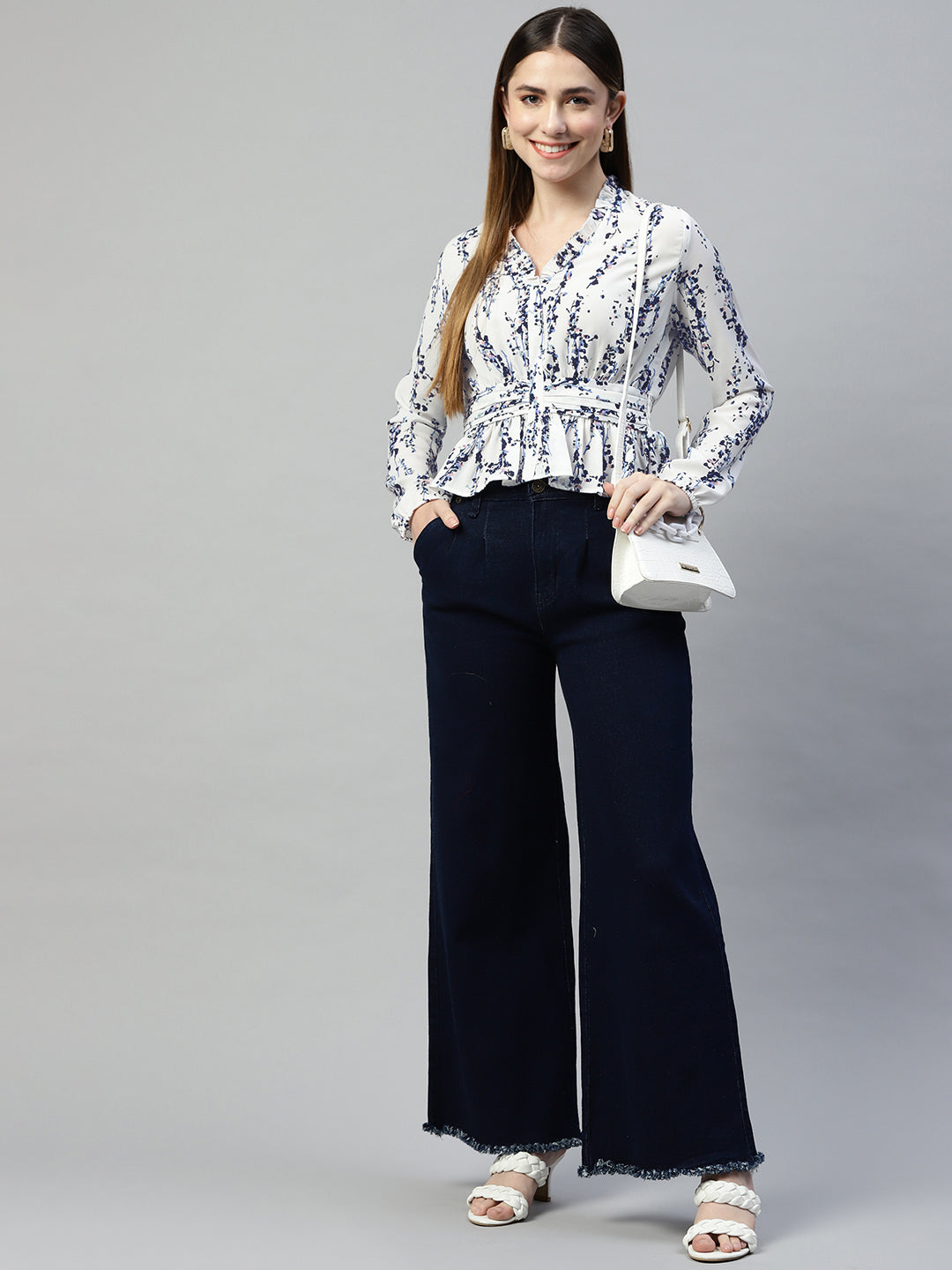 Pearl Essence Crepe Top