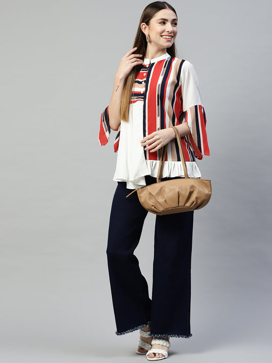 Ruby Sophistication Crepe Top