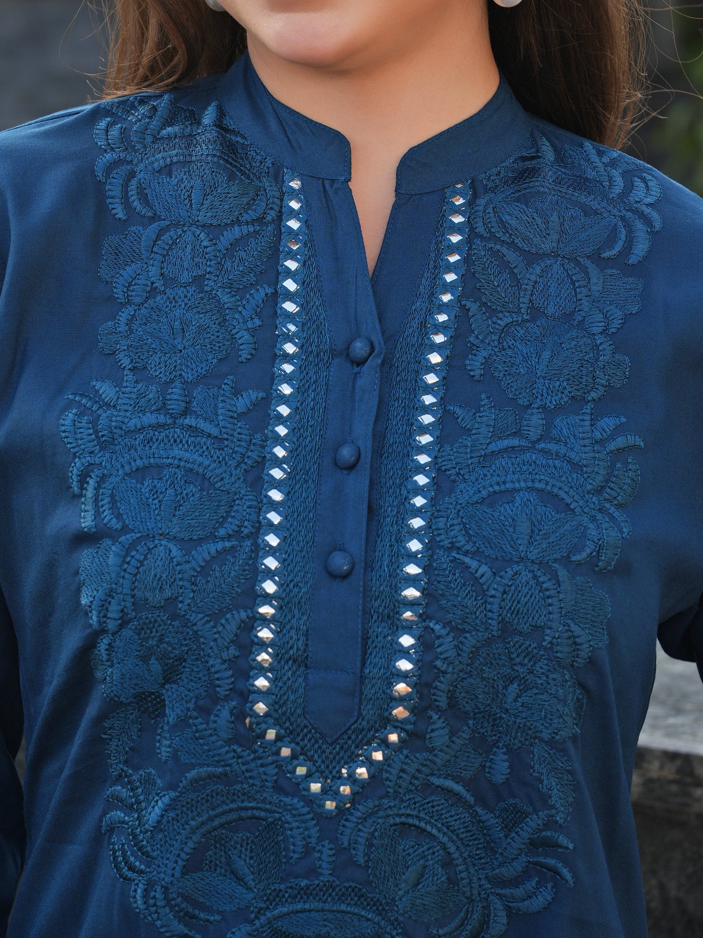 Royal Plum Rayon Kurta