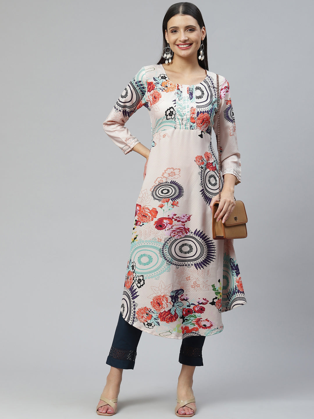 Sandy Shore Crepe Kurta