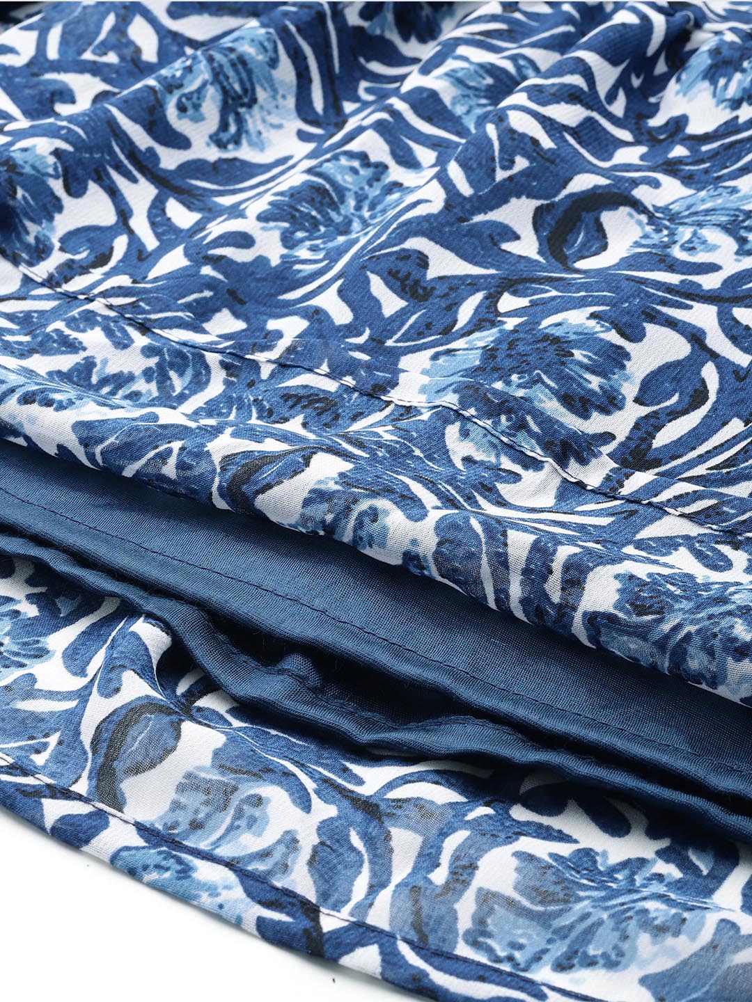 Azure Dreams Crepe Dress