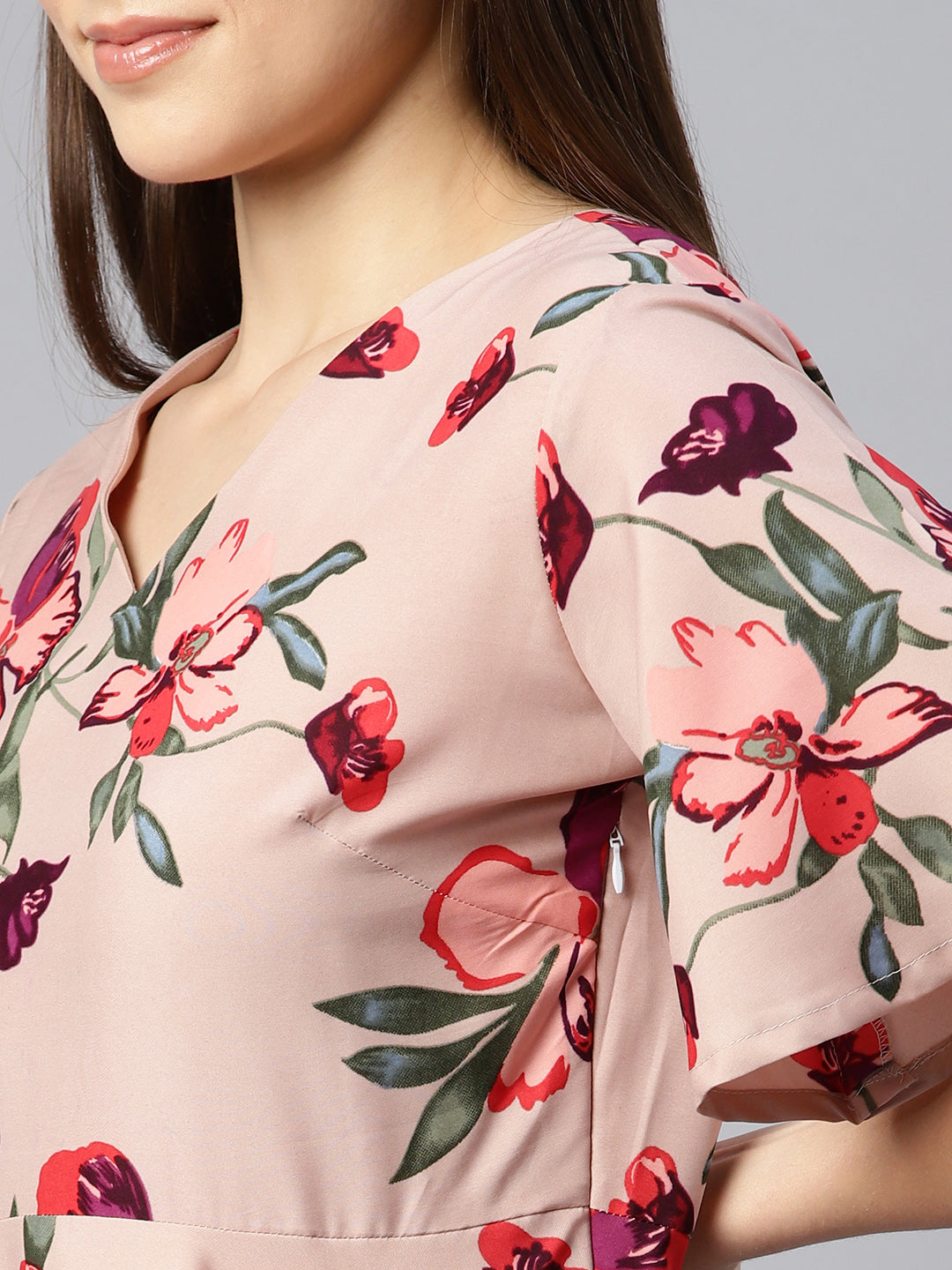 Desert Bloom Crepe Dress