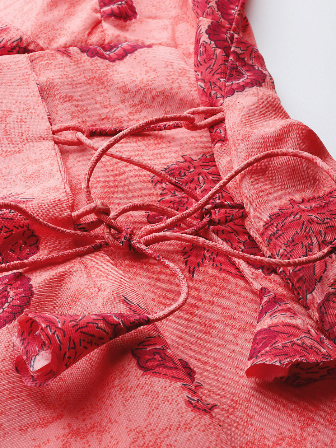 Peach Bliss Crepe Kurta