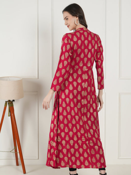 Blush Charm Rayon Kurta