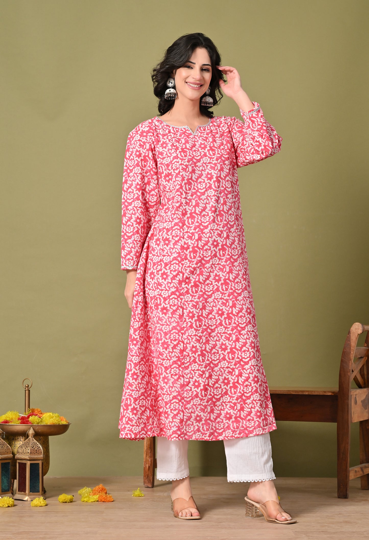 Gulnaar Cotton Kurta