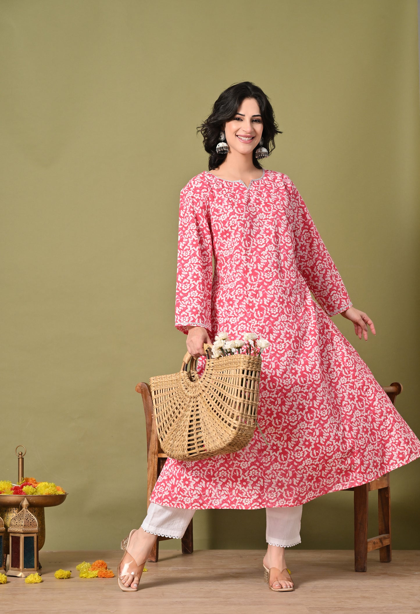 Gulnaar Cotton Kurta