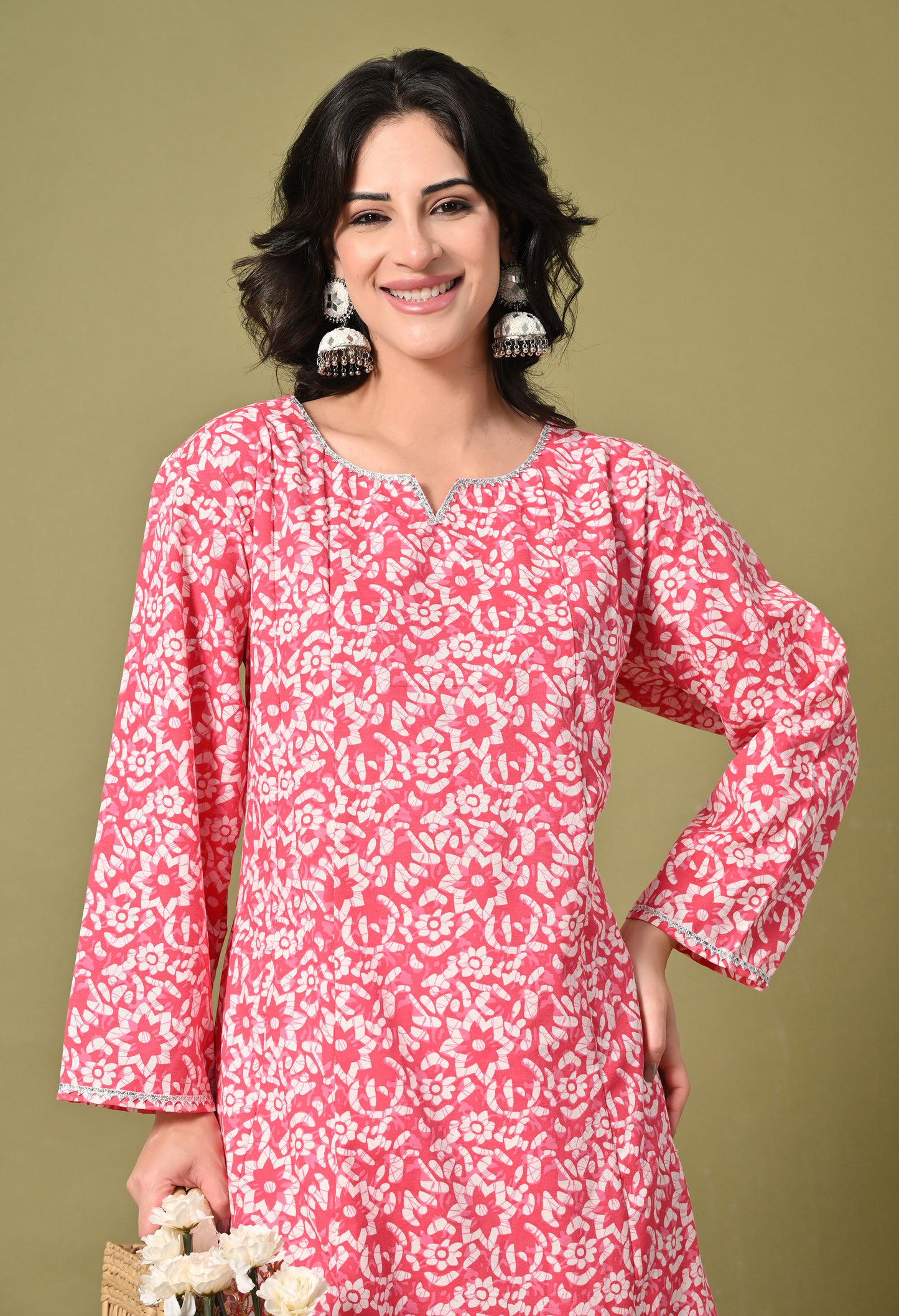 Gulnaar Cotton Kurta