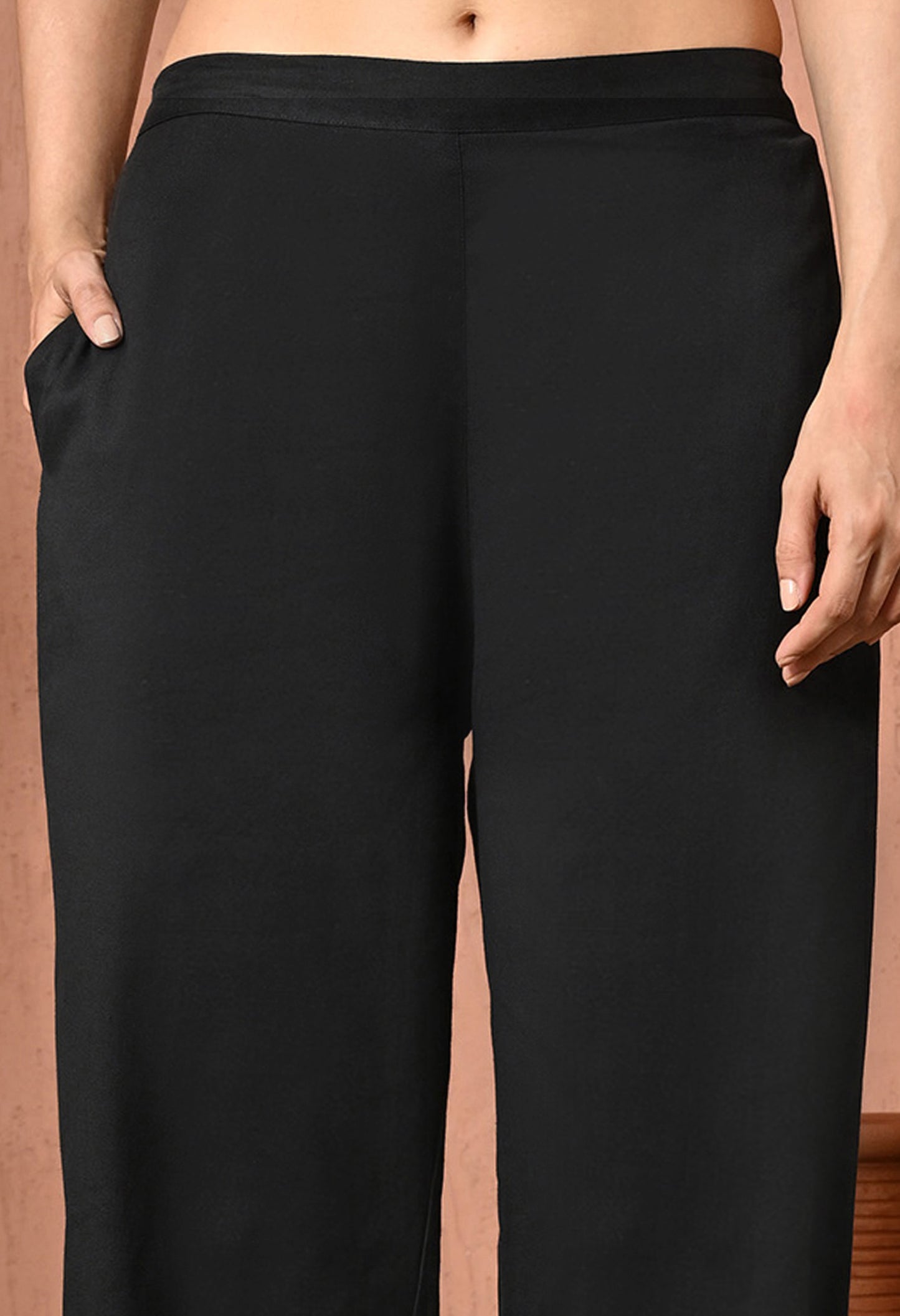 Classic Black Soft Cotton Co-ord Set