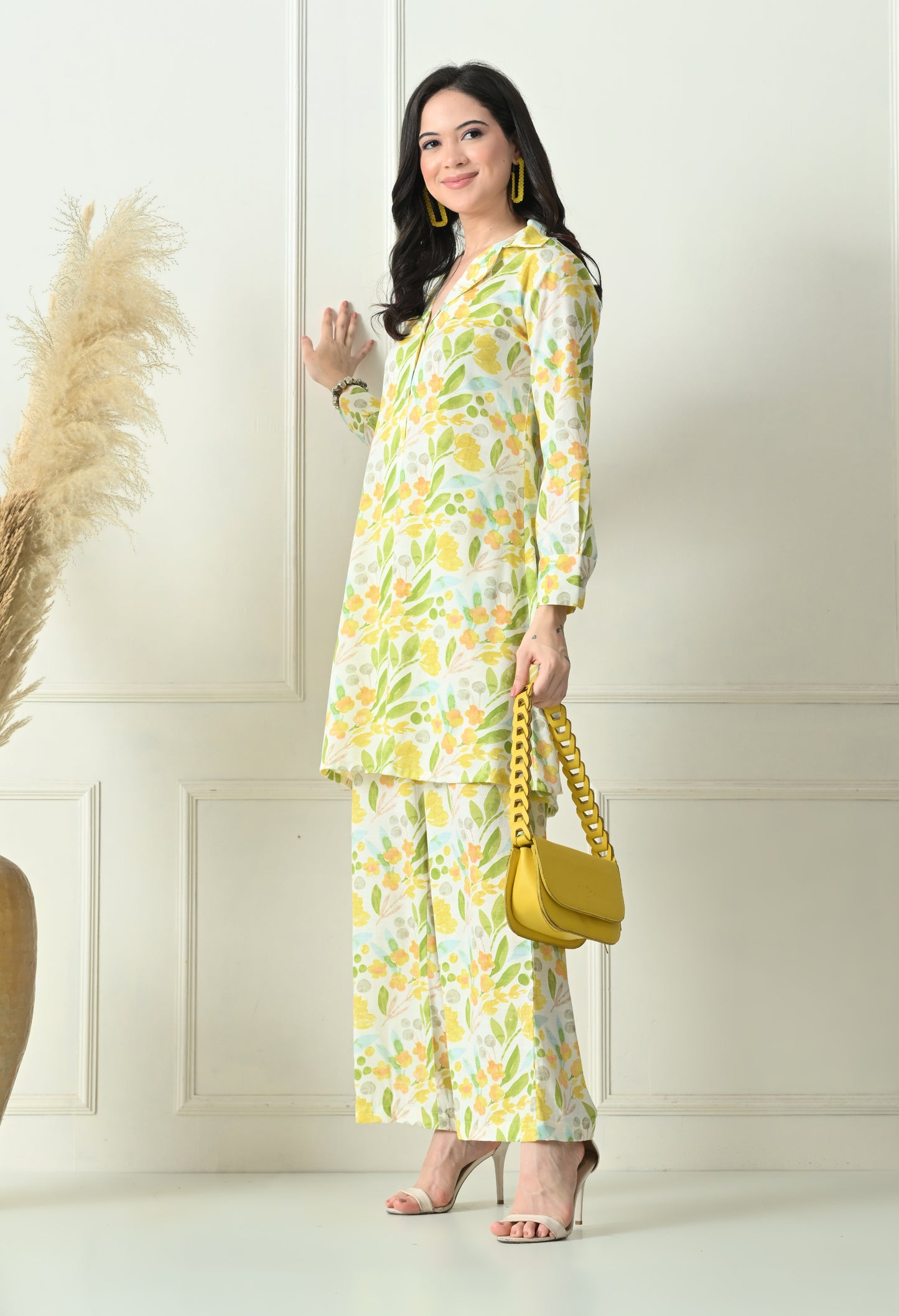 Sunny Bloom Rayon Co-ord Set