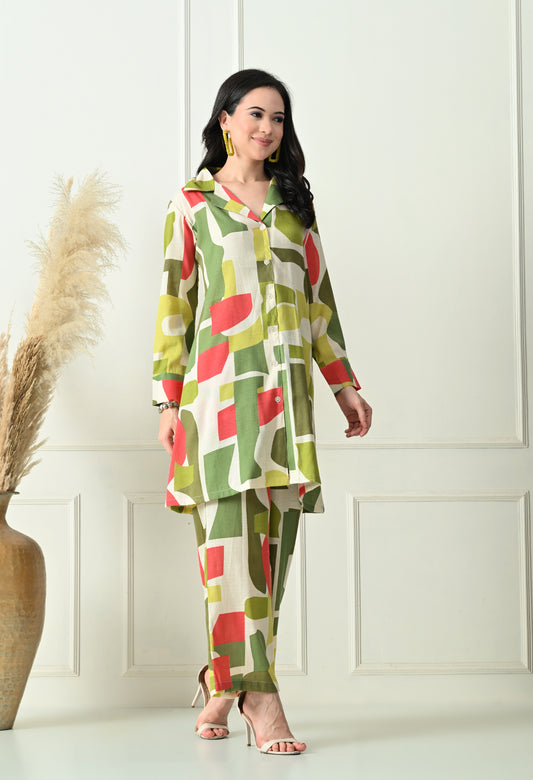 Urban Jungle Rayon Co-ord Set