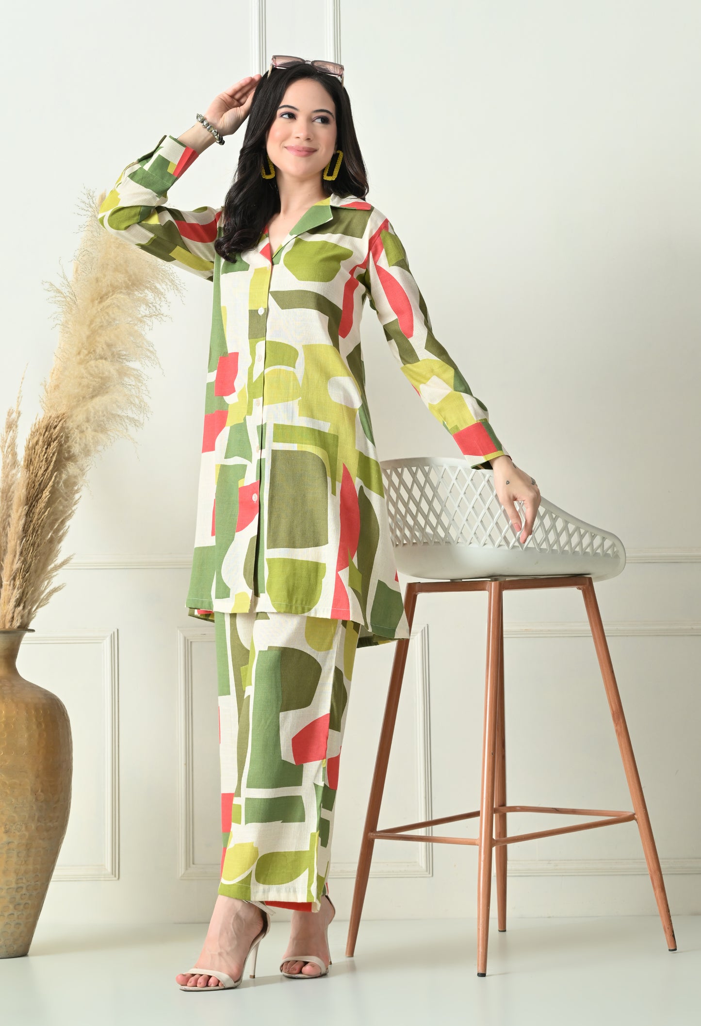 Urban Jungle Rayon Co-ord Set