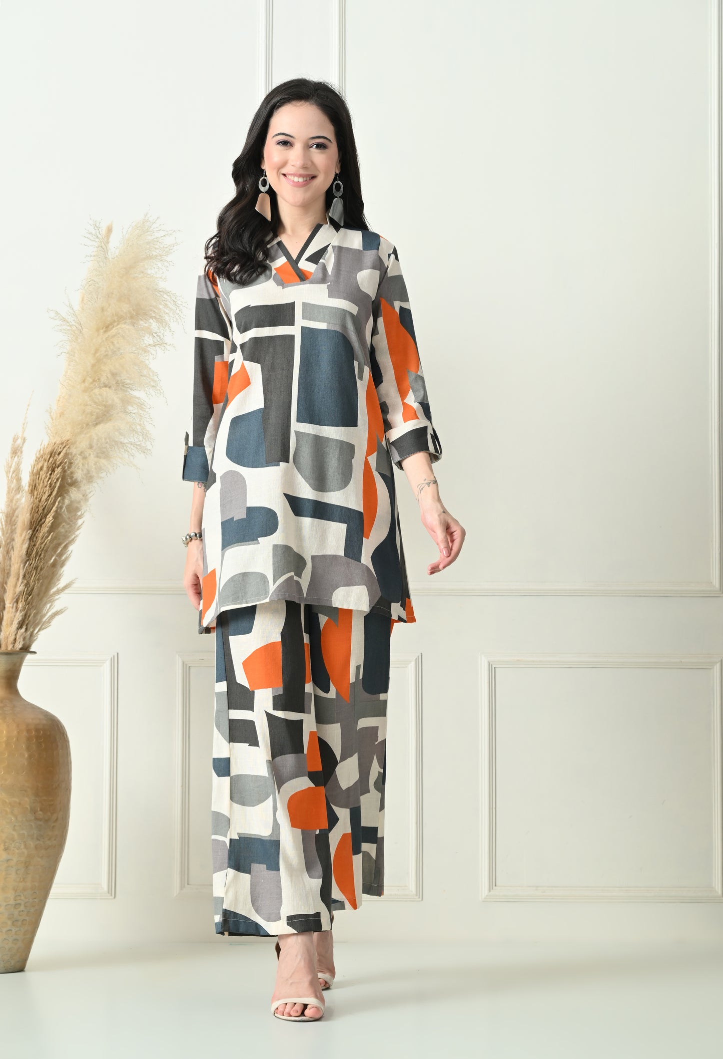 Monochrome Muse Rayon Co-ord Set