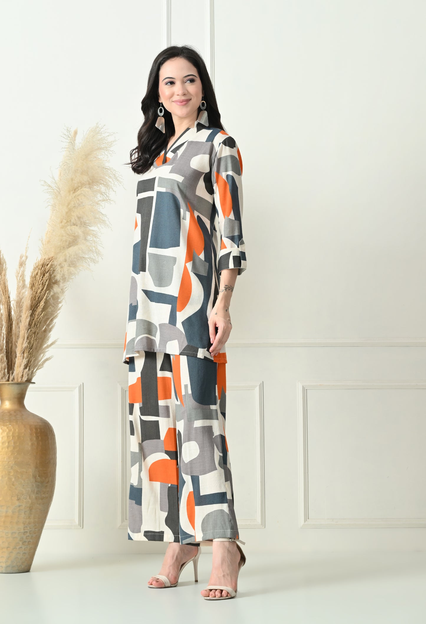 Monochrome Muse Rayon Co-ord Set
