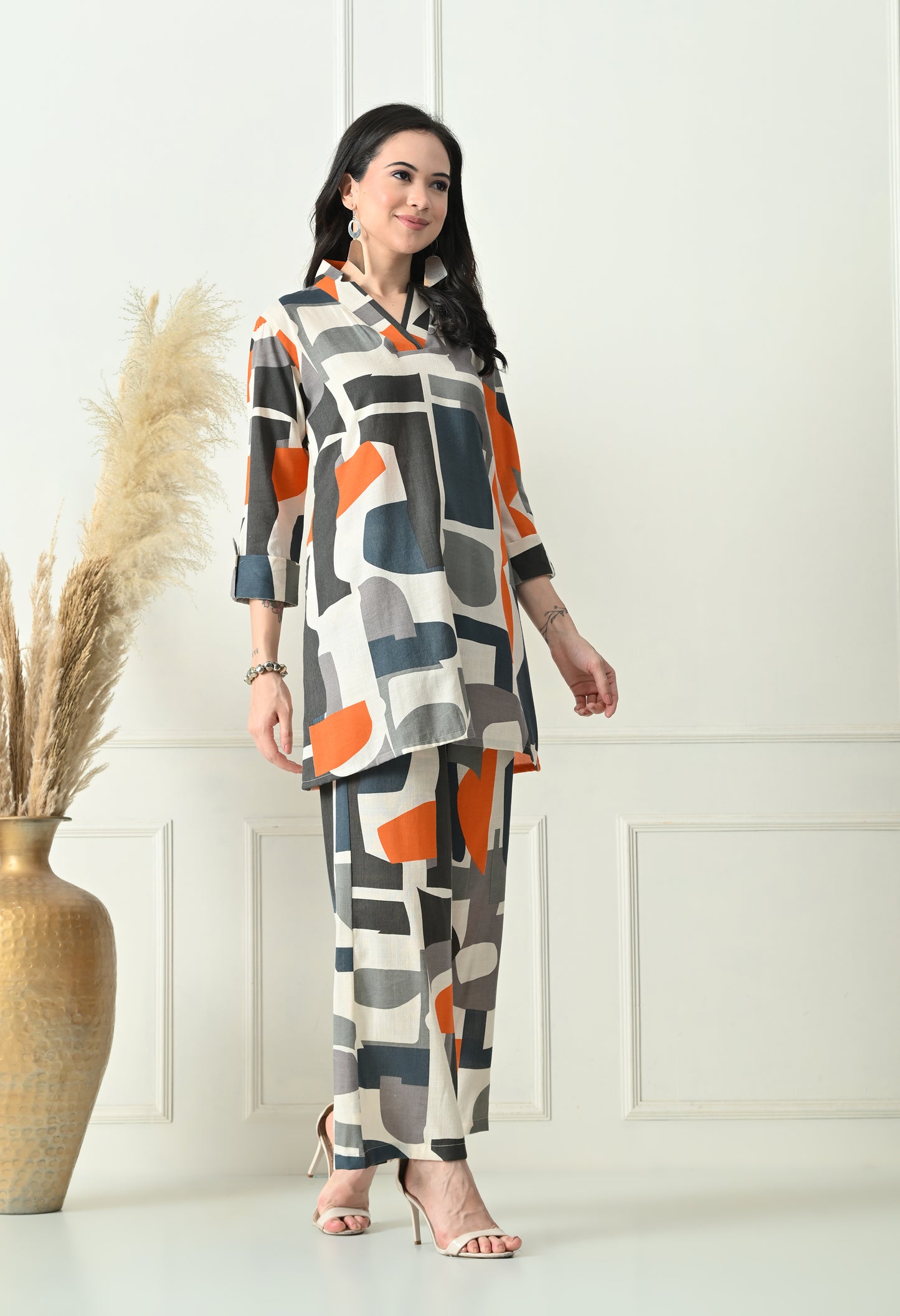 Monochrome Muse Rayon Co-ord Set