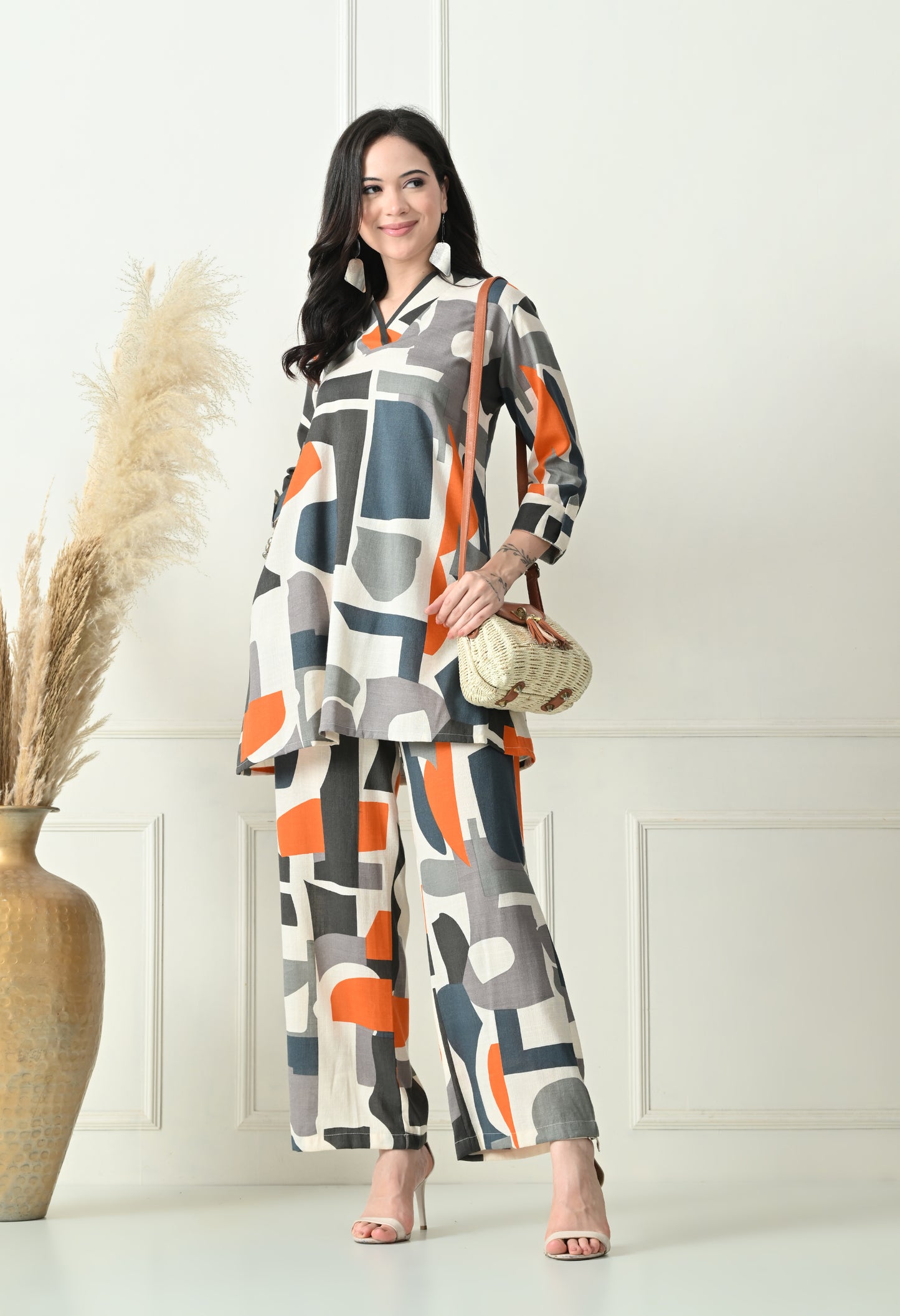Monochrome Muse Rayon Co-ord Set