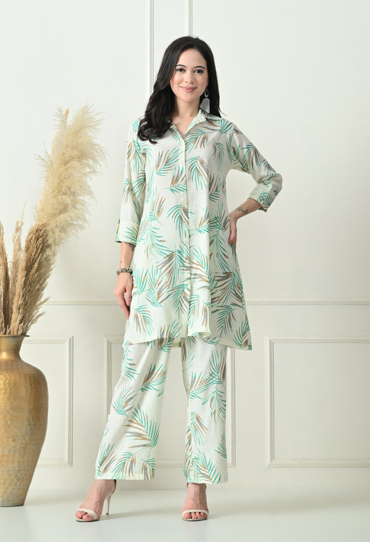 Tropical Breeze Rayon Co-ord Set