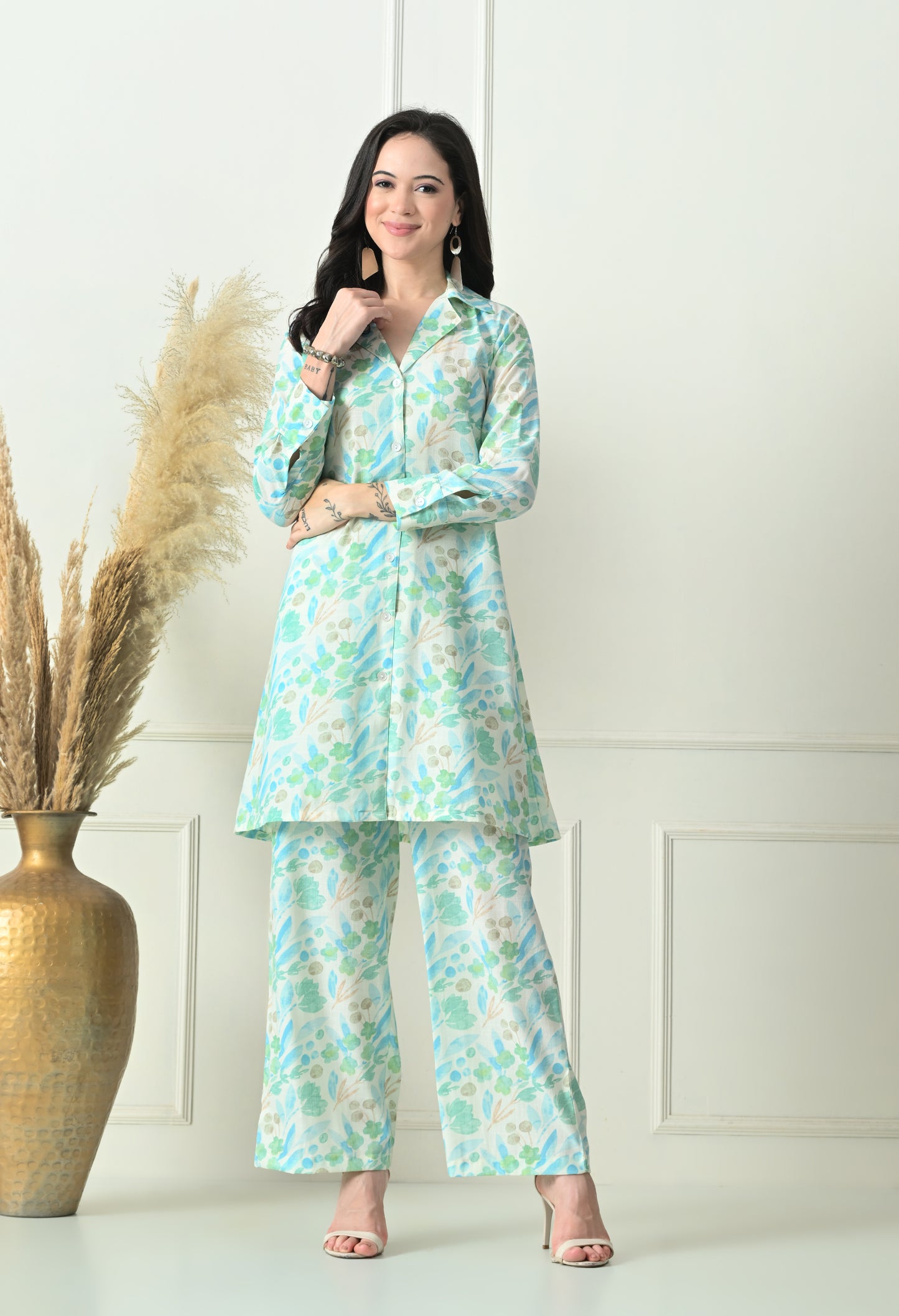 Blossom Breeze Rayon Co-ord Set