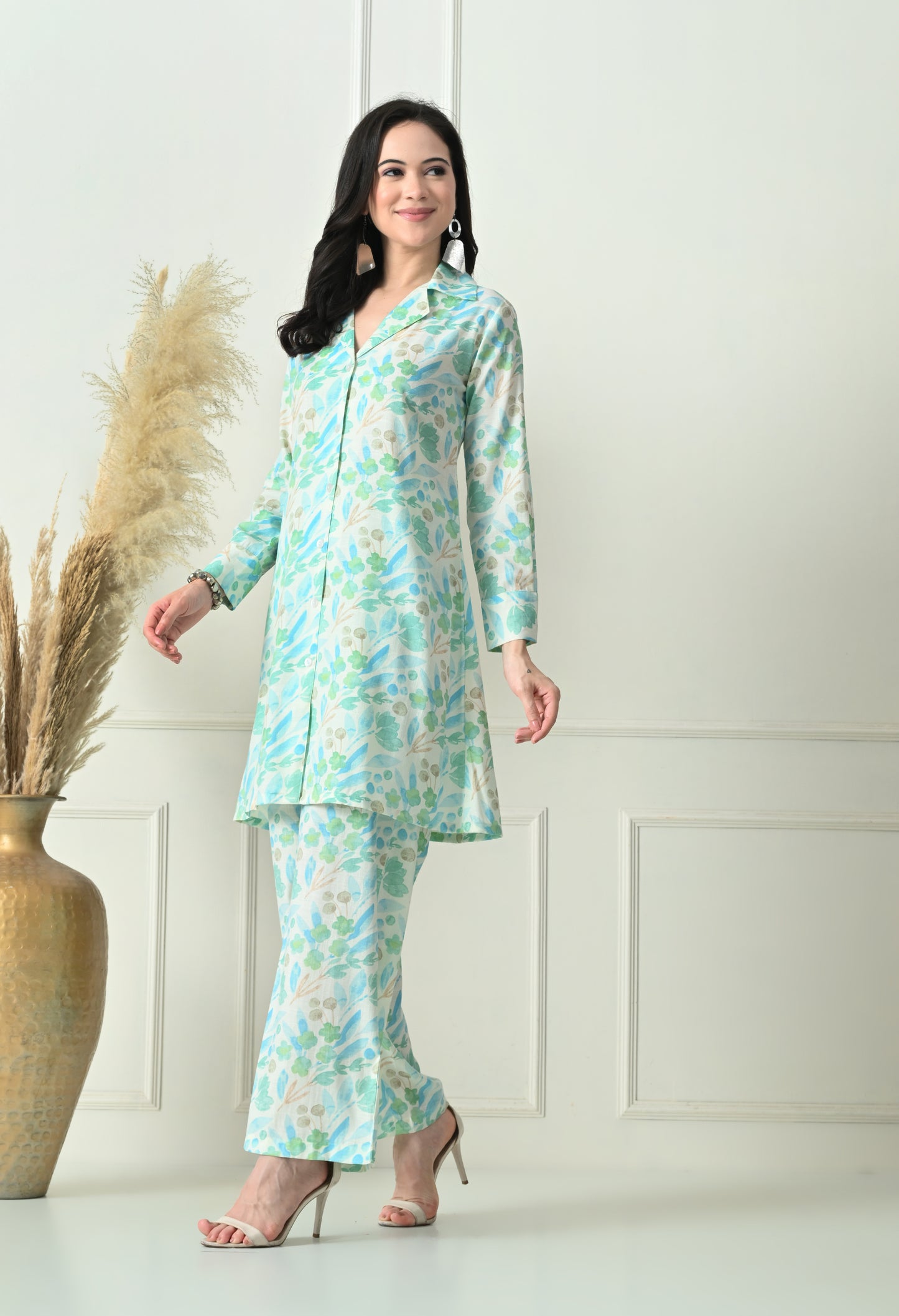 Blossom Breeze Rayon Co-ord Set