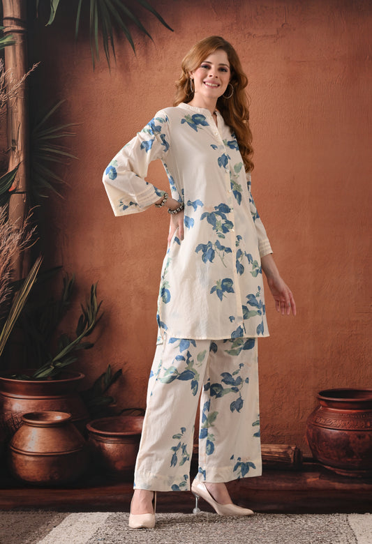 The Ivory Cascade Floral Co-ord Set