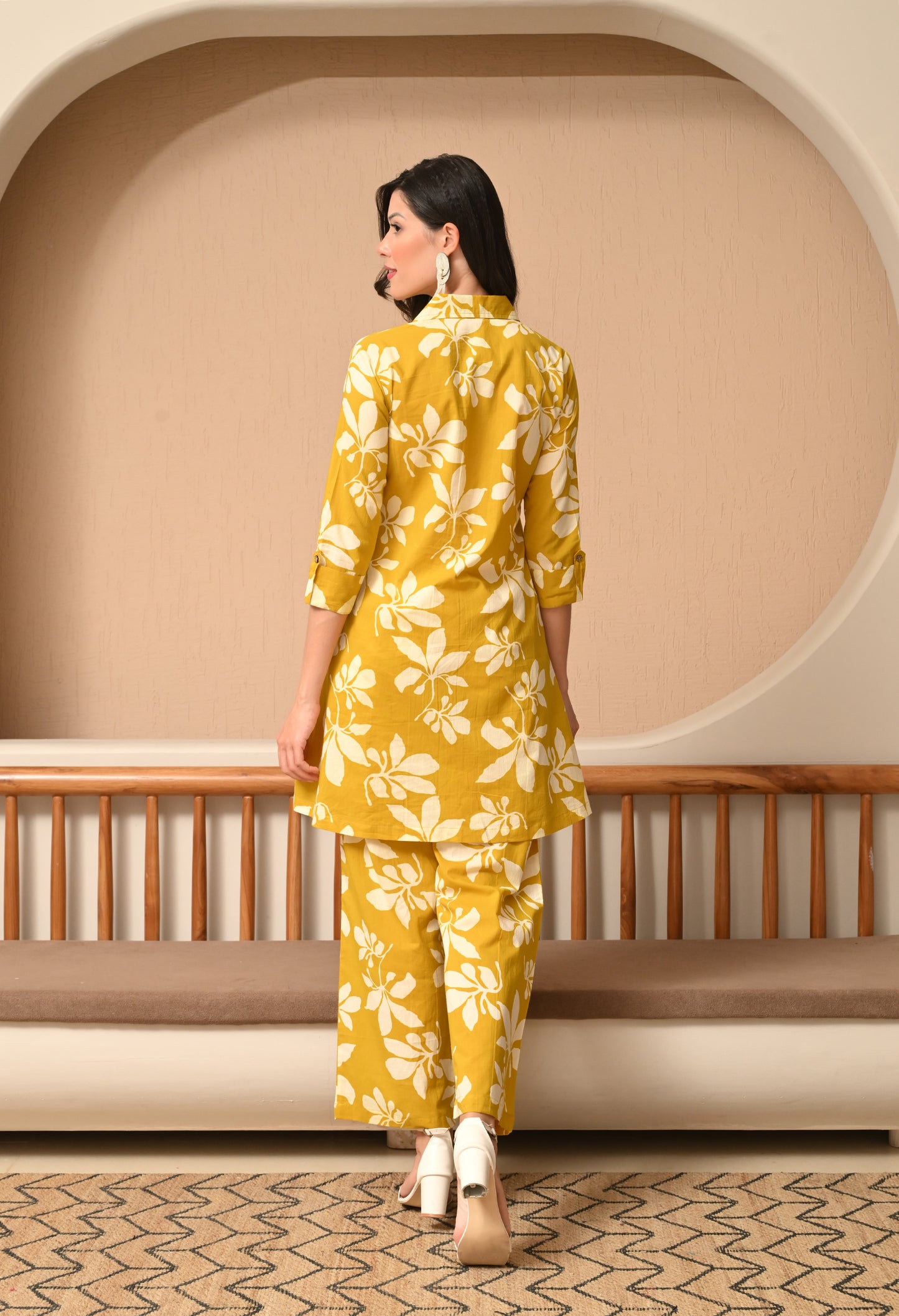 Golden Bloom Co-ord Set