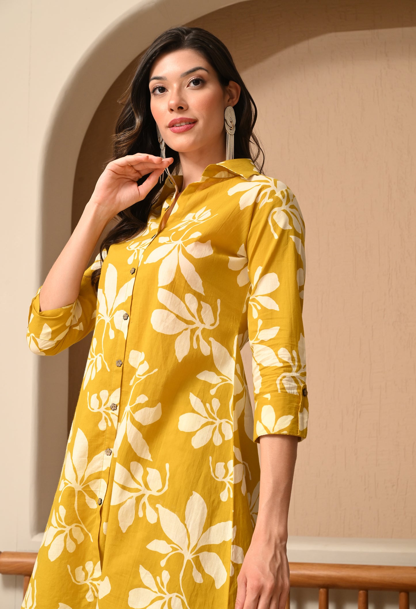 Golden Bloom Co-ord Set