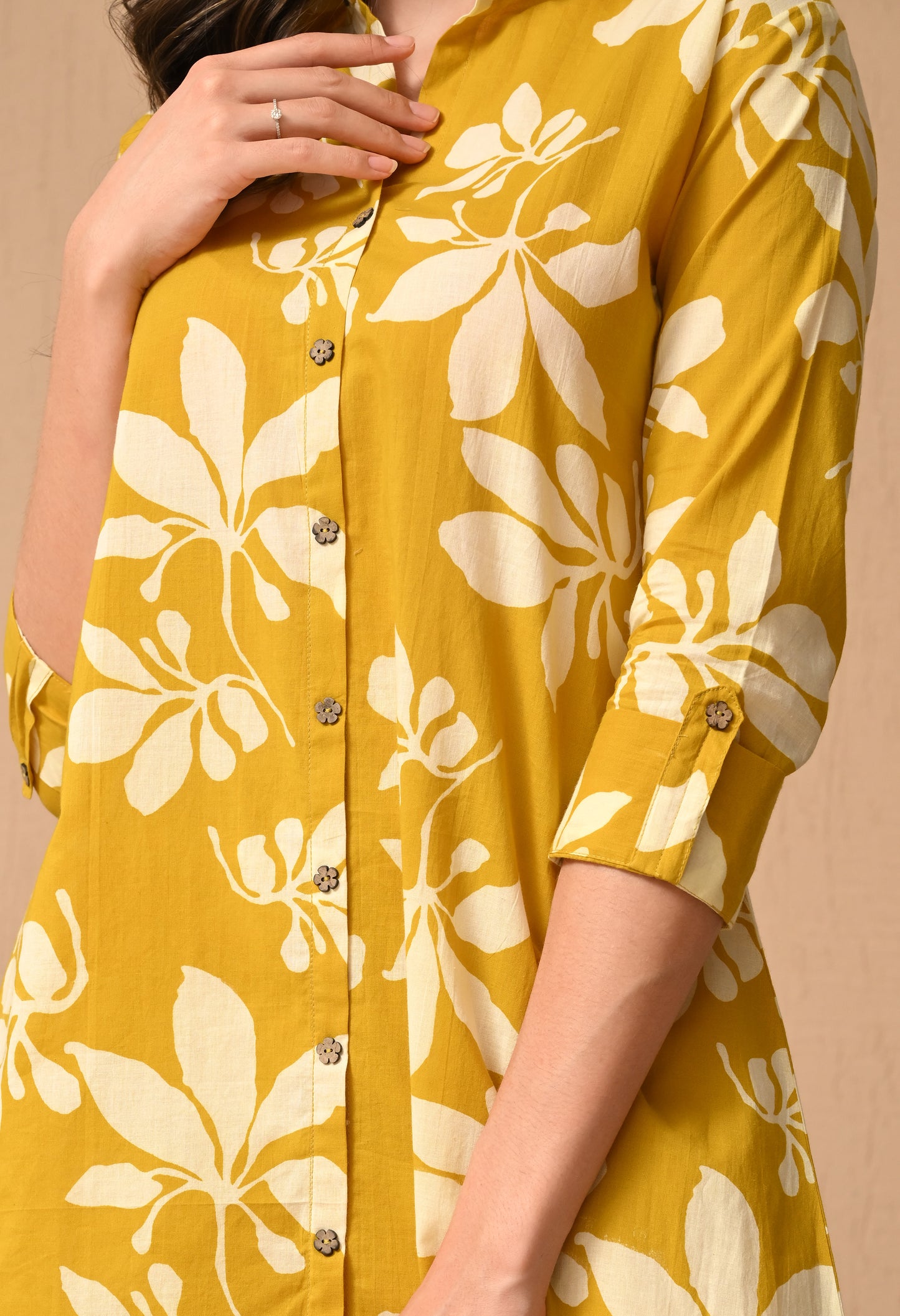 Golden Bloom Co-ord Set