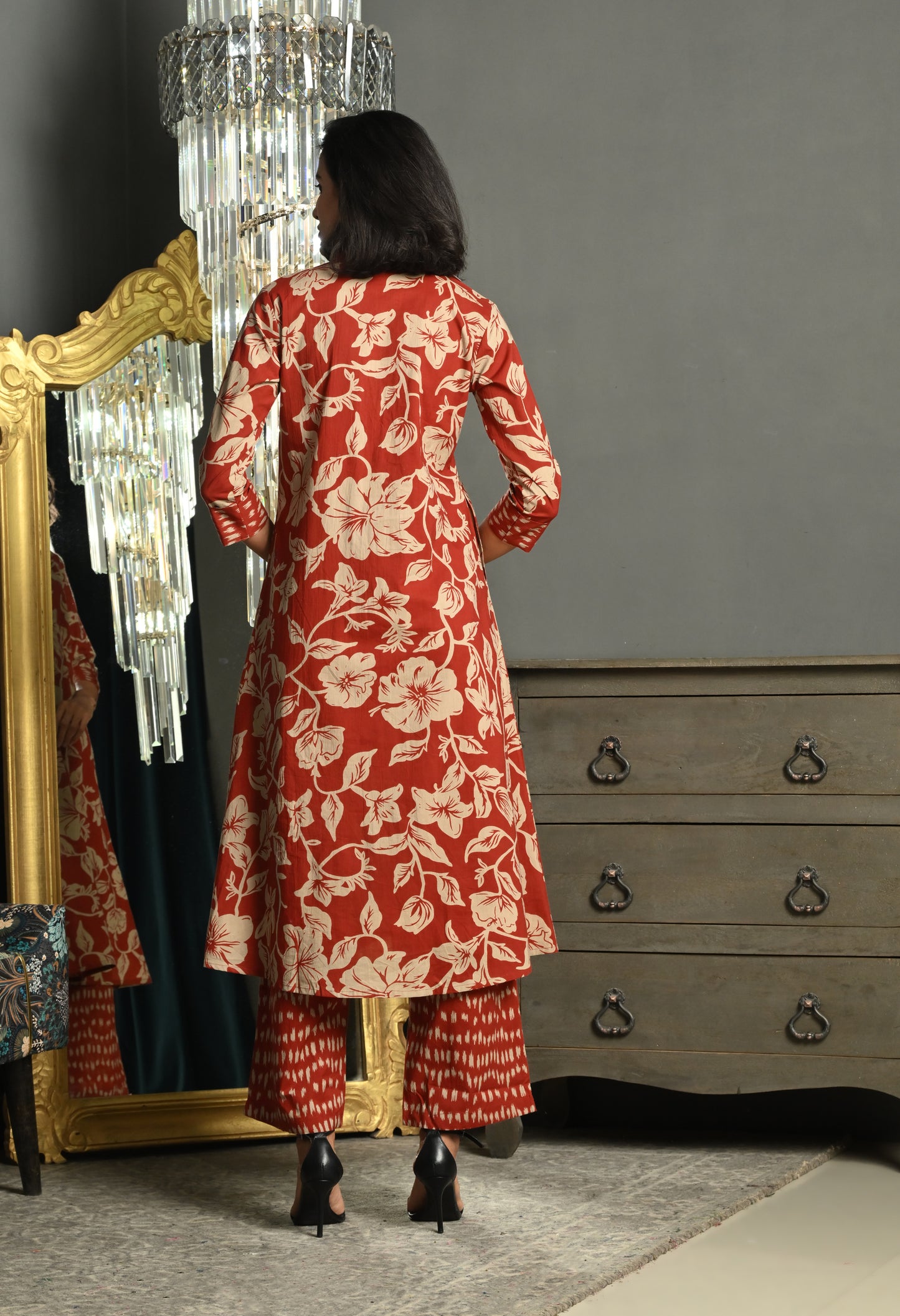 Ruby Velvet Co-ord Set