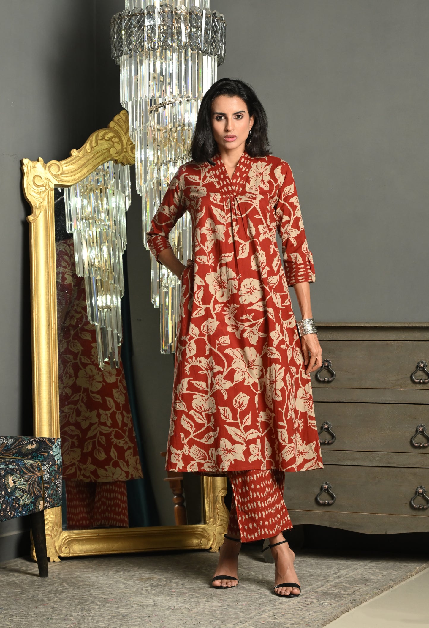 Ruby Velvet Co-ord Set