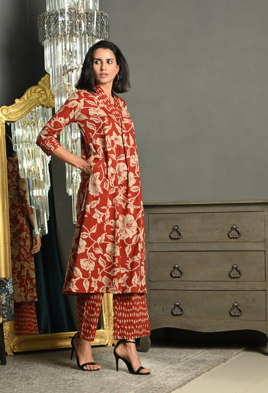 Ruby Velvet Co-ord Set