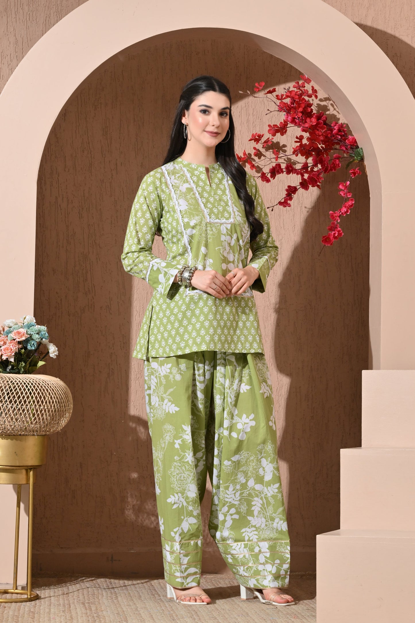 Meadow Bloom Cotton Farshi Set