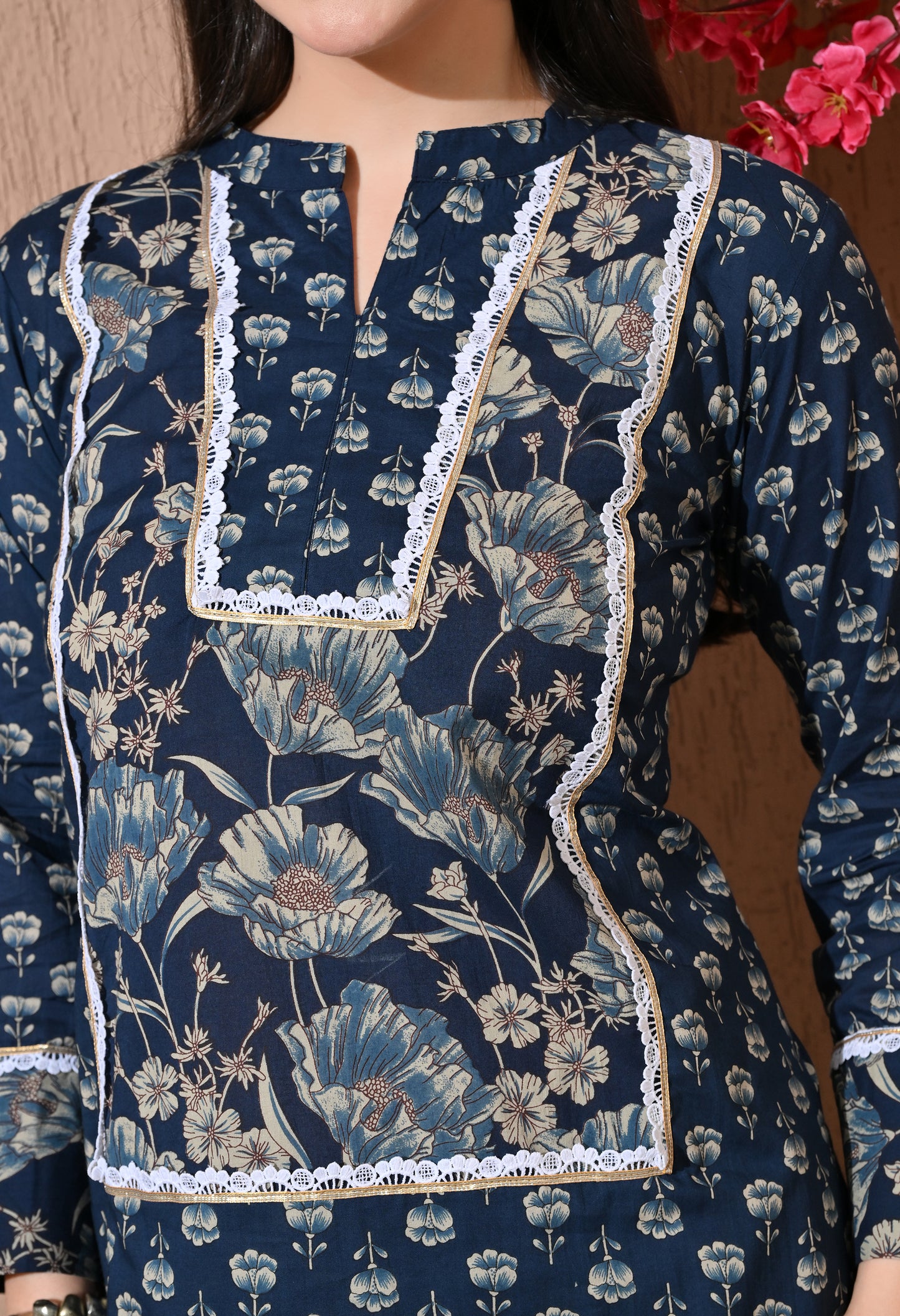 Midnight Garden Cotton Farshi Set