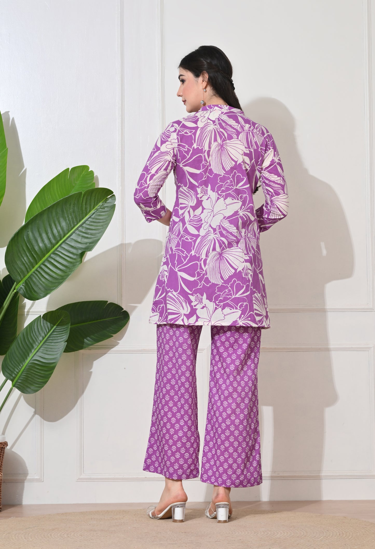 Lavender Bloom Cotton Co-ord Set