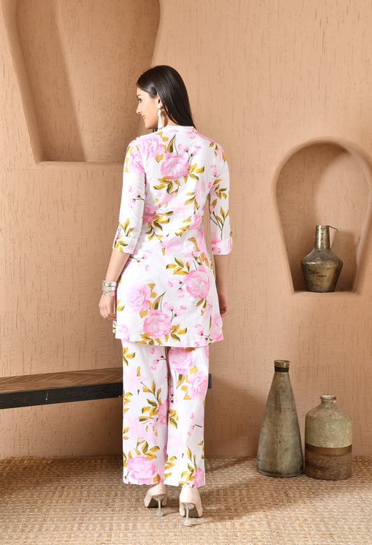 Serene White Co-ord Set