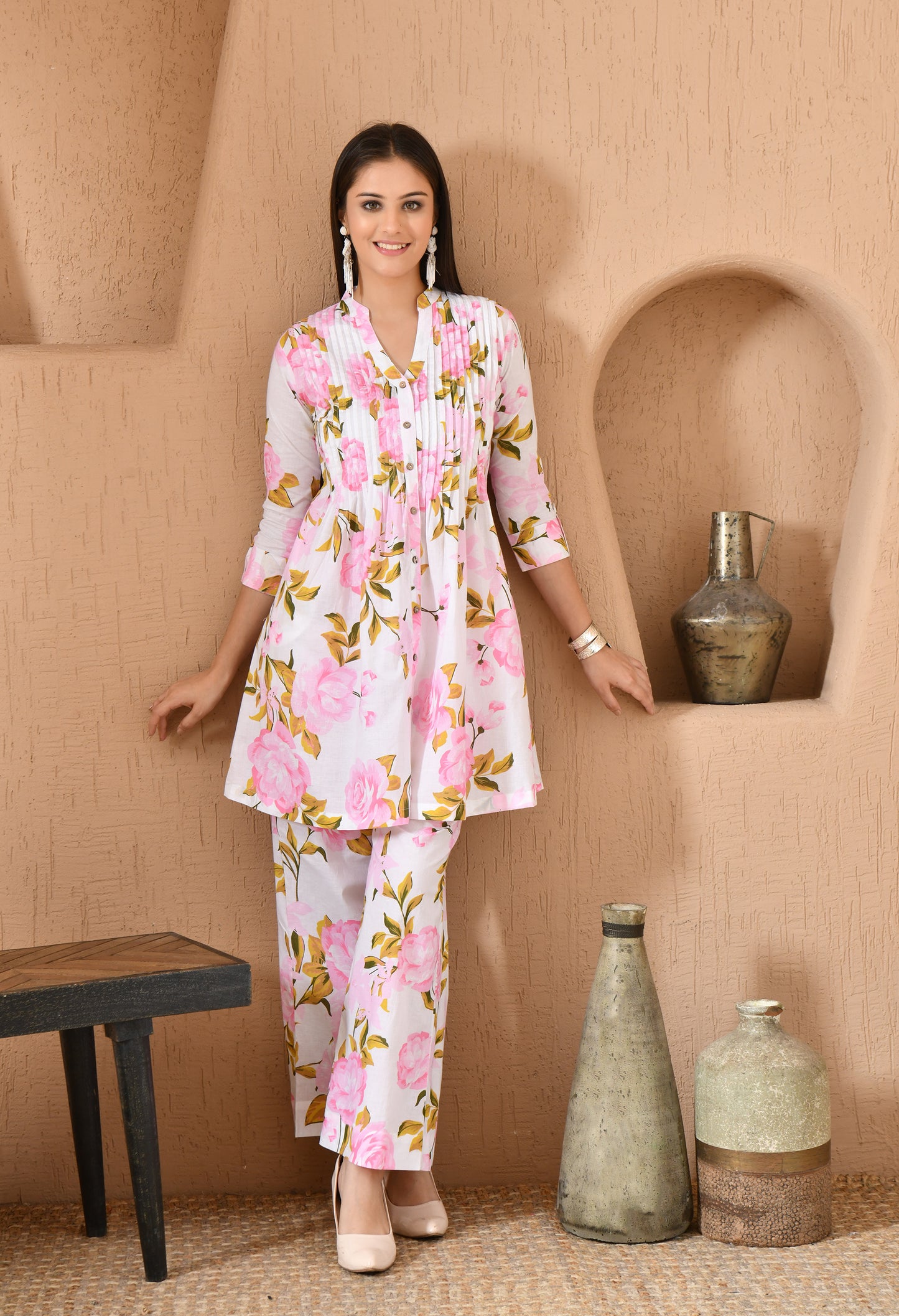 Serene White Co-ord Set