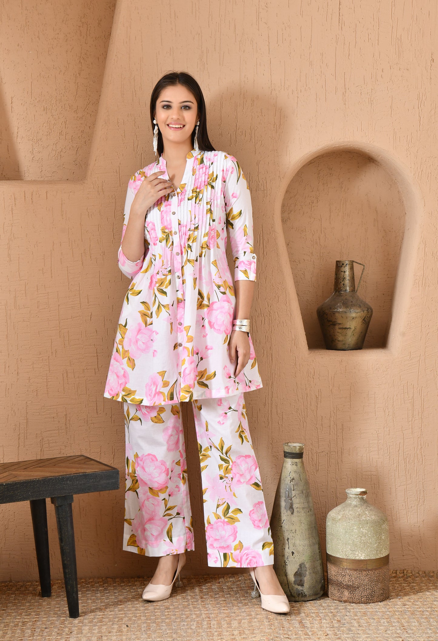 Serene White Co-ord Set