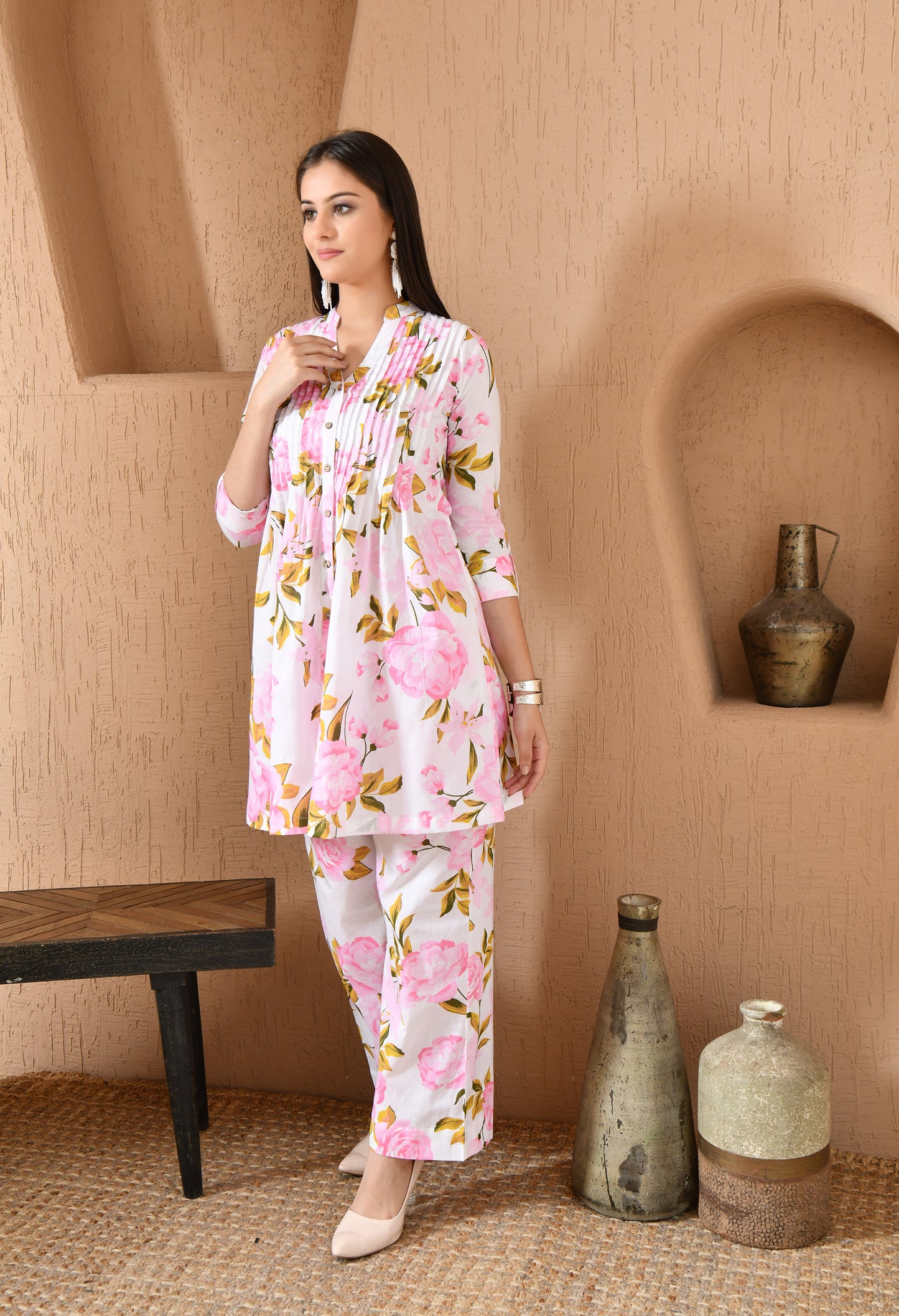 Serene White Co-ord Set