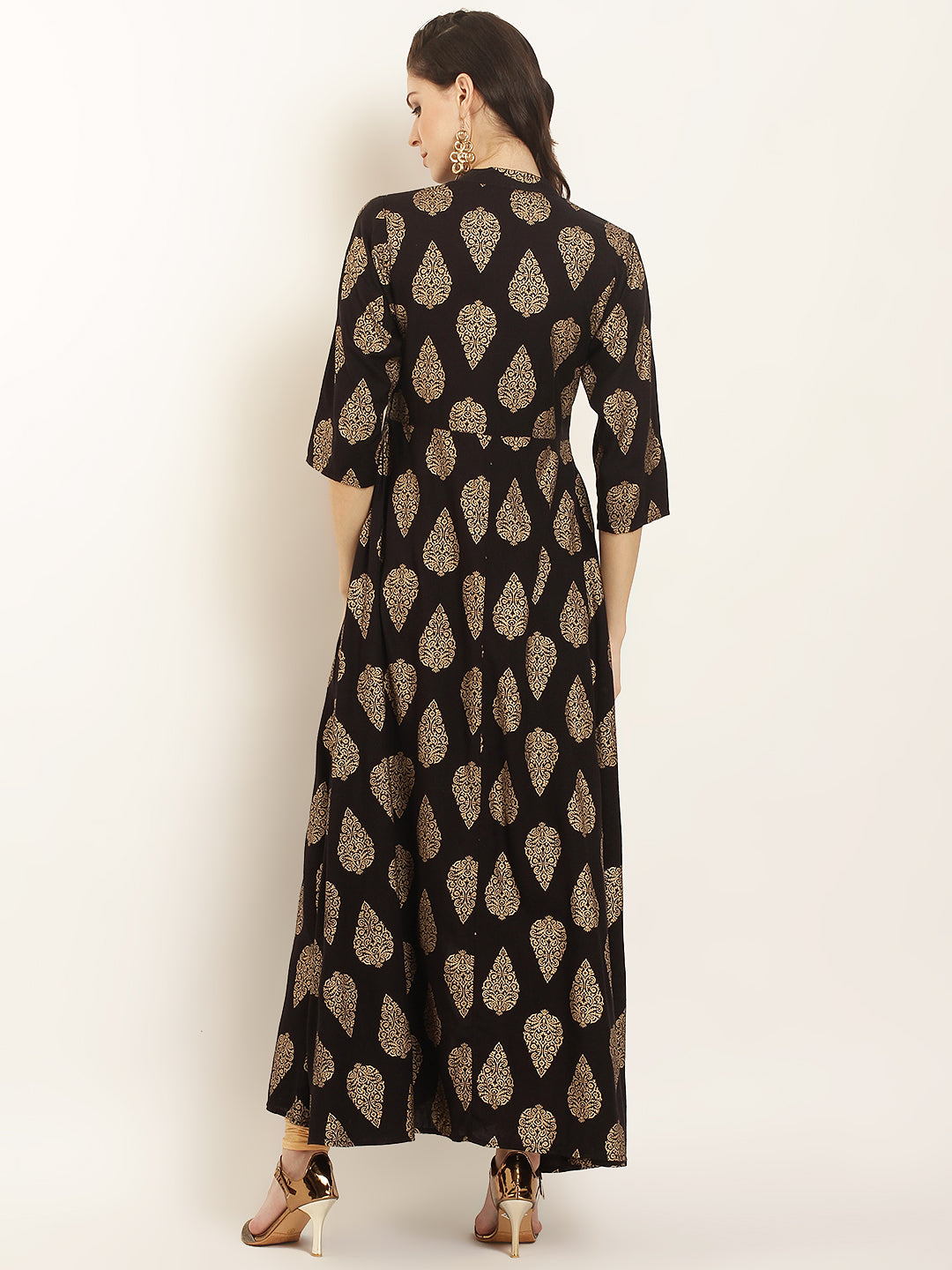Noir Sophistication Rayon Kurta